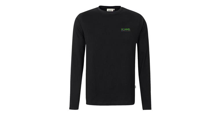 1000069667 Men's long-sleeve Performance with Hommel Hercules logo black size 5XL