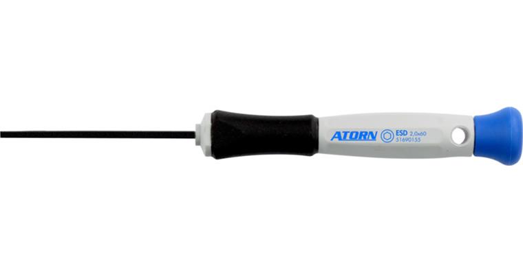 ATORN precision screwdriver, hexagon socket, 3.0 mm, ESD