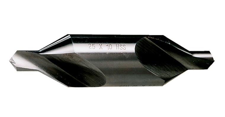 Centre drill bit DIN 333 shape A 60° HSS 3.15 mm