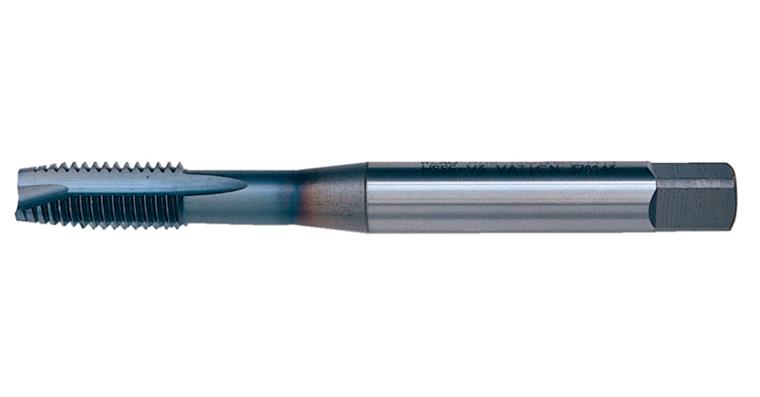 Through hole screw tap M DIN 371 shape B 2xD HSS-E-TiCN for VA steels M3