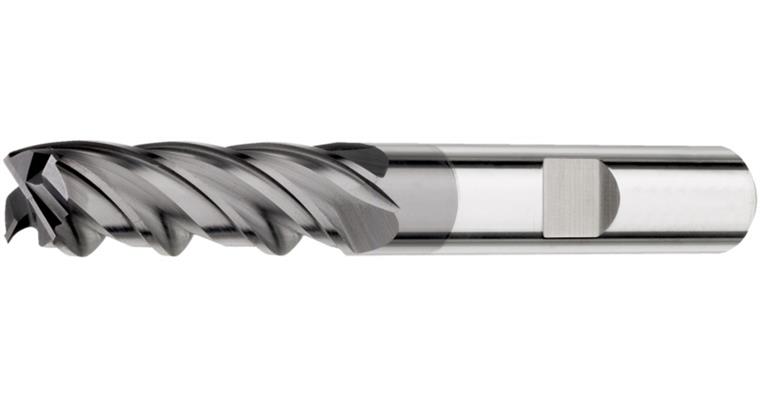 Solid carbide end mill G2 extra long HB 35/38° 8x80 mm
