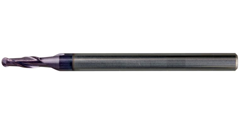 SC radius cutter TiAlN 30° normal HA shank T=2 dia. 2 mm