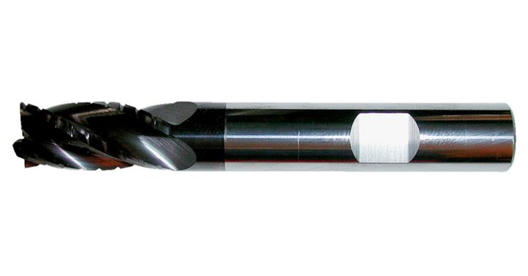 Roughing/finishing cutter NF TiAlN 30° normal HB shank T=4 dia. 16 mm