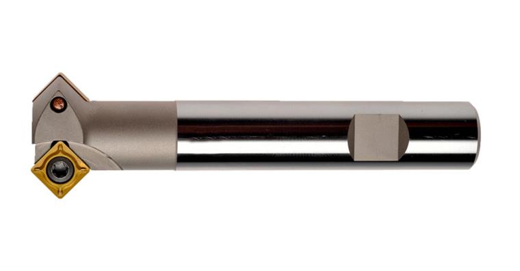Chamfer cutter 45° with Weldon shank 1835 B ISO-II SCMT D 30L mm