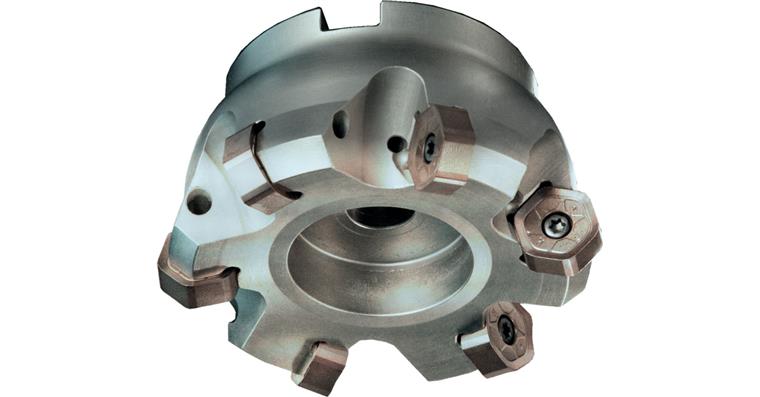 Index. ins face milling cutter 45° HNGJ diameter 80 mm 6 teeth