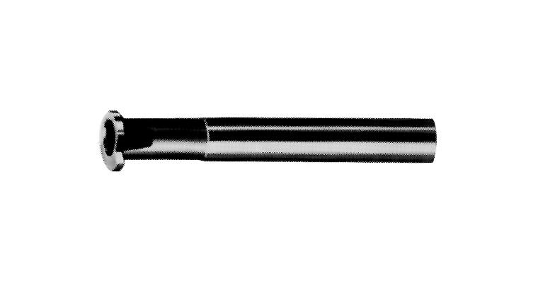 Internal recessing cutter shape H HSS-H B 06, for groove width 1.1 mm