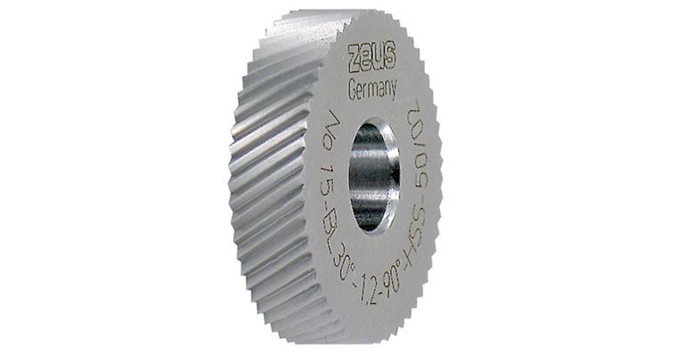 Knurling wheel DIN 403 PM type BL 30° dia. x width x hole 25x6x8 mm pitch 0.8 mm