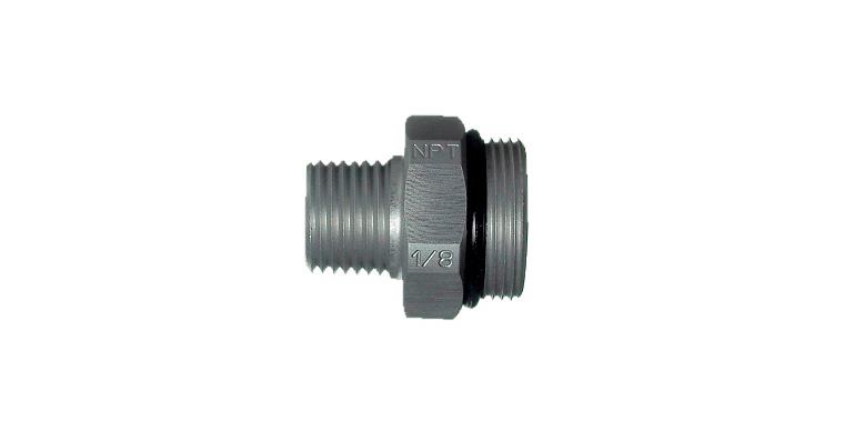 1019355206 Aluminium coolant hose threaded connector 1/8 inch NPT