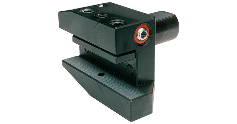 Vierkant-Queraufnahme, Schaft-Ø 40 mm, lang 118 mm, links, Form B6, DIN 69880