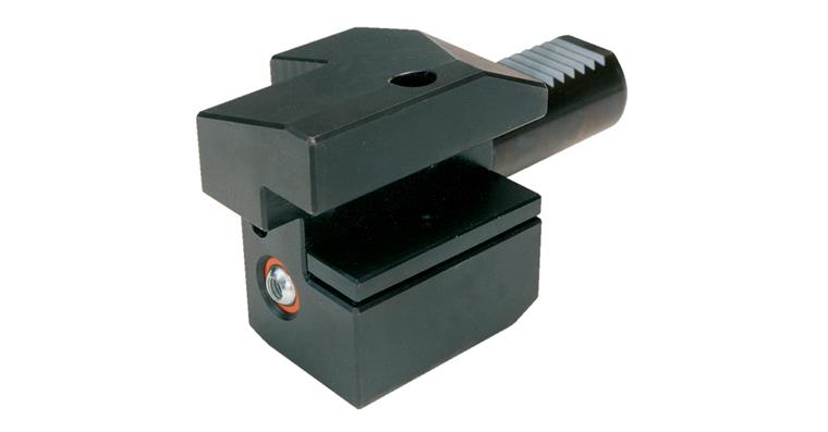 Vierkant-Längsaufnahme, Schaft-Ø 50 mm, rechts, Form C3, DIN 69880, Teil 4