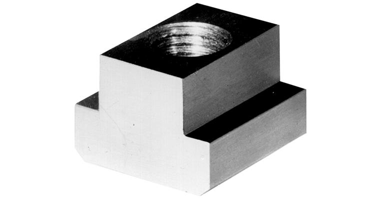 Sliding block DIN 508 for workpiece stop 27407 T-grooves size 10/M 8