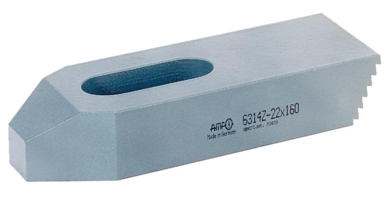 Clamp with stepped teeth slot width 9 mm L=60 mm