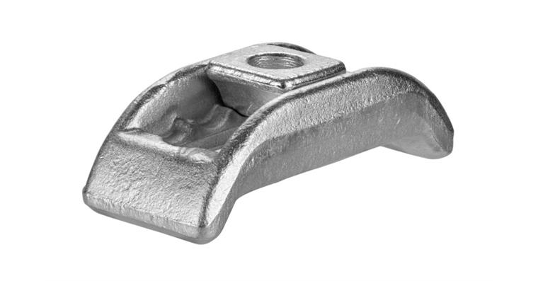 Adjustable clamp, short without screw, infinitely adjustable for M20 B-22