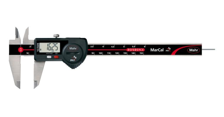 MarCal 16 EWR IP67 digital pocket vernier callipers 0-150 mm with data output