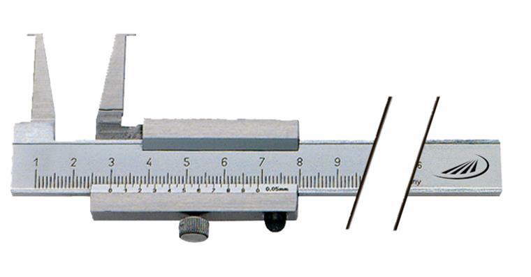Precision internal safety groove vernier calipers MR 26-200 mm