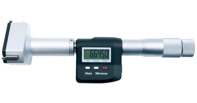 Digital 3-point internal micrometer, Micromar 44 EWR MR 60-70 mm