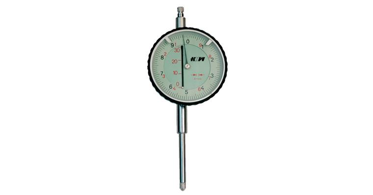 St. dial gauge read. 0.1 mm acc. per factory stand. meas. range 30 mm dia. 58 mm