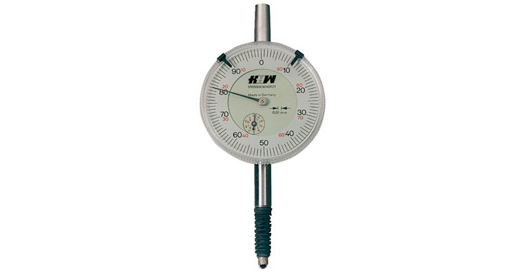 Messuhr wassergeschützt Ablesung 0,01 mm DIN 878 MB 10 mm Ø 58 mm