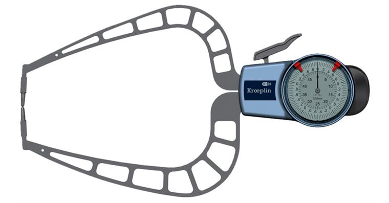 Außenschnelltaster mit HM-Kugel Ø 3,0 mm D450 MB 0-50 mm