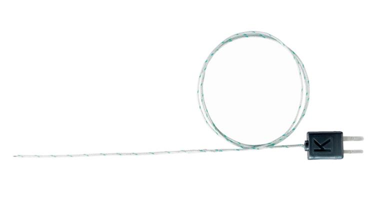 1033971108 Thermocouple TE type K L=800mm, flex. TE plug f. TESTO measuring instruments 925