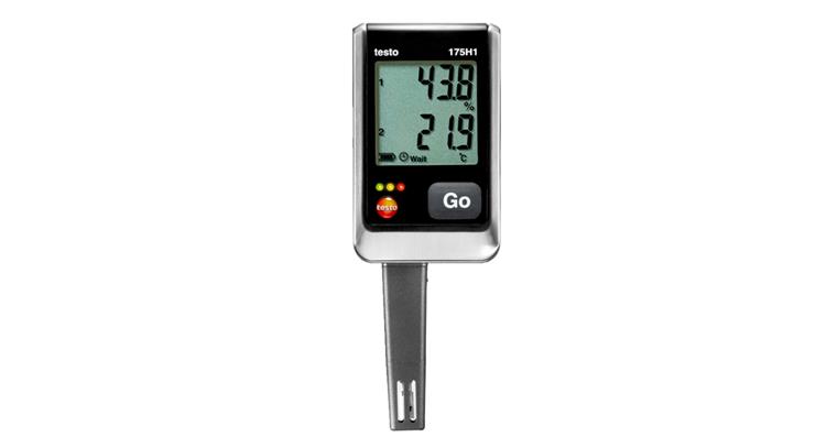 1033975202 Feuchte-/Temperaturlogger TESTO 175-H1 2-Kanal inkl. Wandhalterung und Protokoll