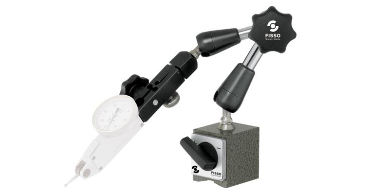 3D precision artic. meas. stand CLASSIC-LINE H=220 mm adh. force approx. 300 N