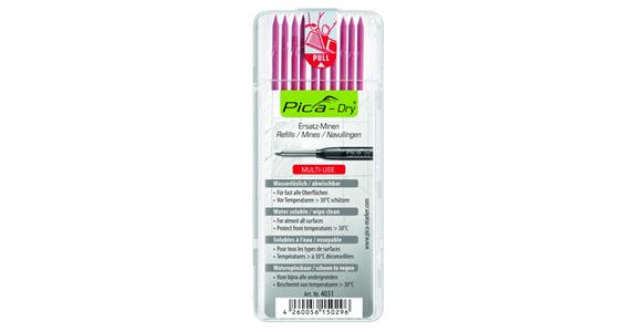 Ersatzminen-Set Pica-Dry® 10-teilig Rot