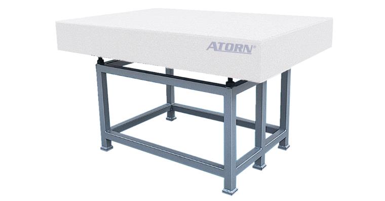 Base frame profile steel for measuring plates 600x500x100 + 630x400x70 mm, 22 kg