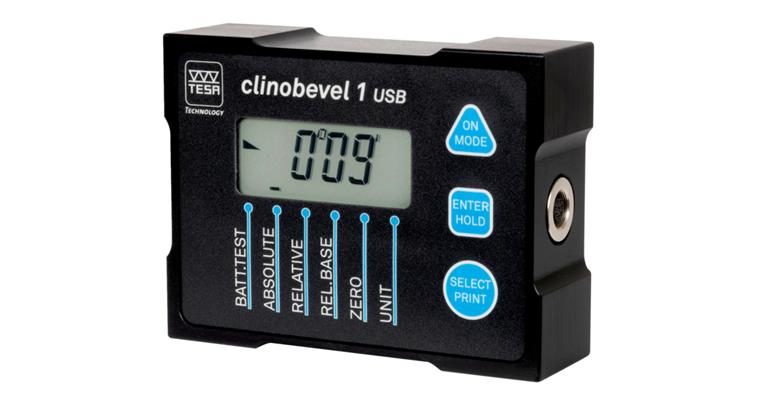 Electronic inclinometer ClinoBevel MR +/- 45° RS 485