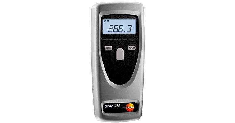 Tachometer TESTO 465 optical measured value, in case