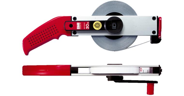 Frame roll tape measure ISOLAN single-sided, mm div. polyamide coated tape 20 m