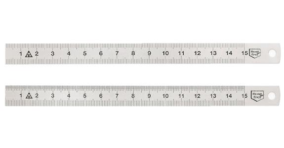 Präzisions-Maßstab Edelstahl 1/1 mm L=150 mm