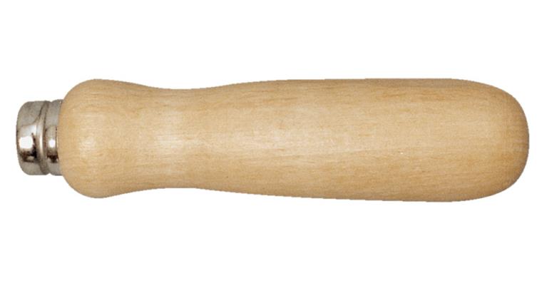 Beechwood file handle, length 100 mm, for file lengths 100-175 mm