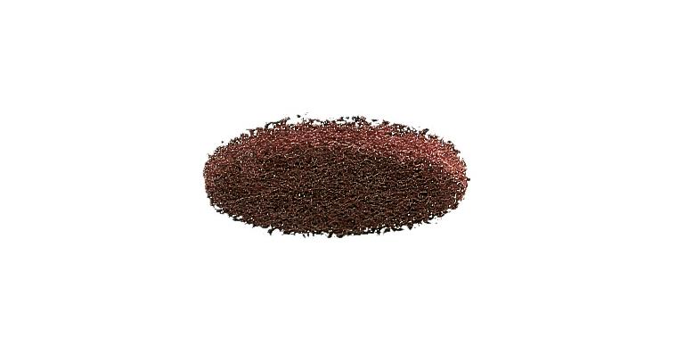 Non-woven abrasive disc for mottlers synthetic corundum dia. 60 mm grit 260