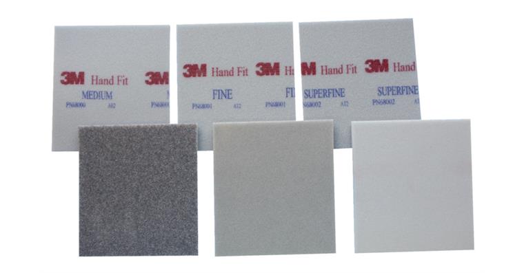 Sanding sponge super fine grit/P220 90x100x5 aluminium oxide