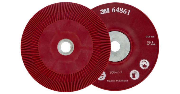 Stützteller gerippt rot für Cubitron™ Scheiben 125 mm