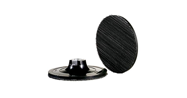 Hook-and-loop adh. back. pad dia. 112 mm