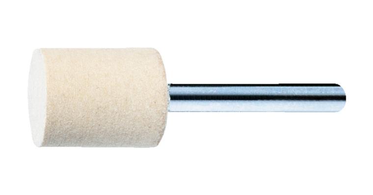 Felt polishing point cylindrical shank dia. 3mm head dia.x length 10x14mm
