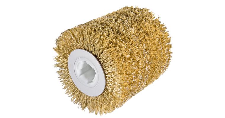 Roller brush steel wire dia. 100 mm thickness dia. 0.27 mm
