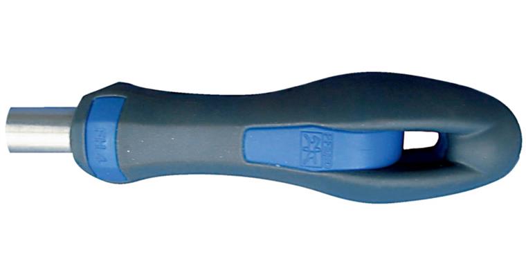 Quick-change handle for int. cleaning brushes w/ 3/8in thr. cat.no. 47630-47632