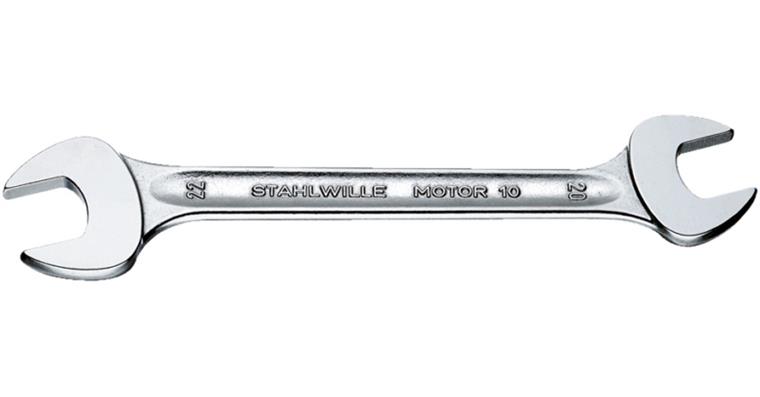 STAHLWILLE double open-end wrench 10x12 mm DIN 3110 MOTOR