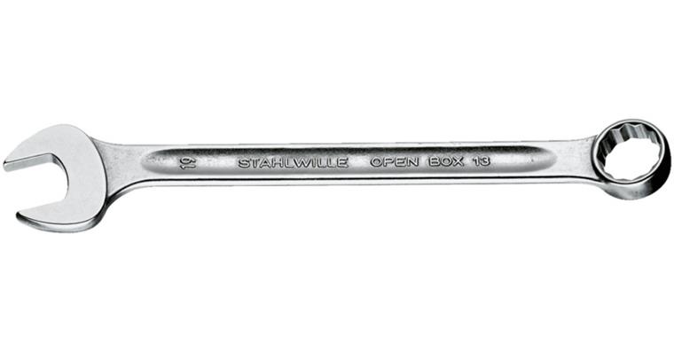 Ringmaulschlüssel 15° DIN 3113 Form A ISO 3318/1085 Chrome-Alloy-Steel SW 17x17 mm