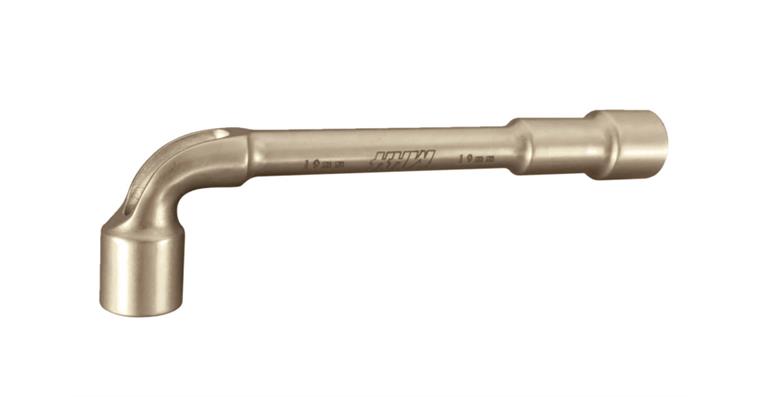 Schwerer gebogener 6kant Steckschlüssel ISO 2236 mit Bohrung SW 11 mm