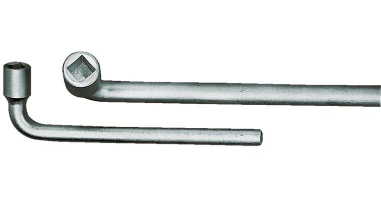 Heavy-duty bent square socket V31CrV3 steel AF 8 mm