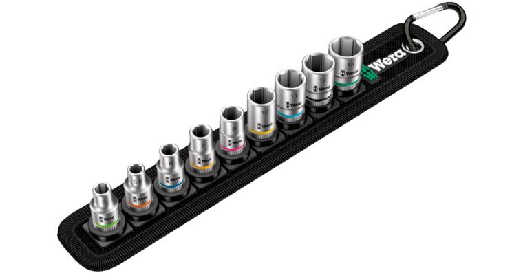 1/4 inch hexagon socket set 9 pieces without holding function