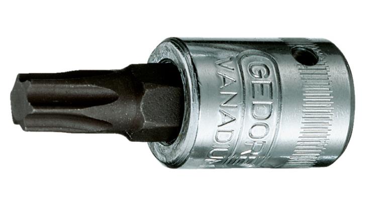 1/4 Zoll Innen-TORX® Schraubendreher-Einsatz V-Sonderstahl T 15