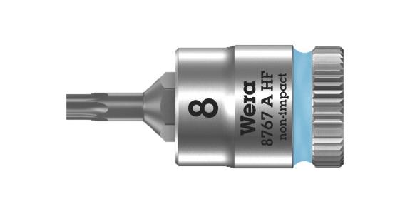 1/4 Zoll TORX®-Schraubendreher-Einsatz T 8 mit Haltefunktion