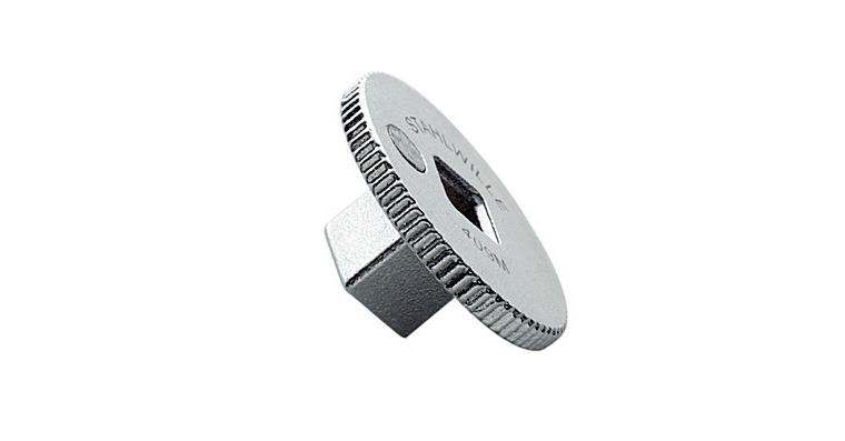 FixGRIP adapter 1/4 in drive to 3/8 in output chrome-plated chrome-alloy steel