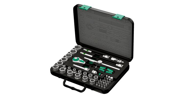 3/8 inch Zyklop socket set 43 pieces in robust tool case
