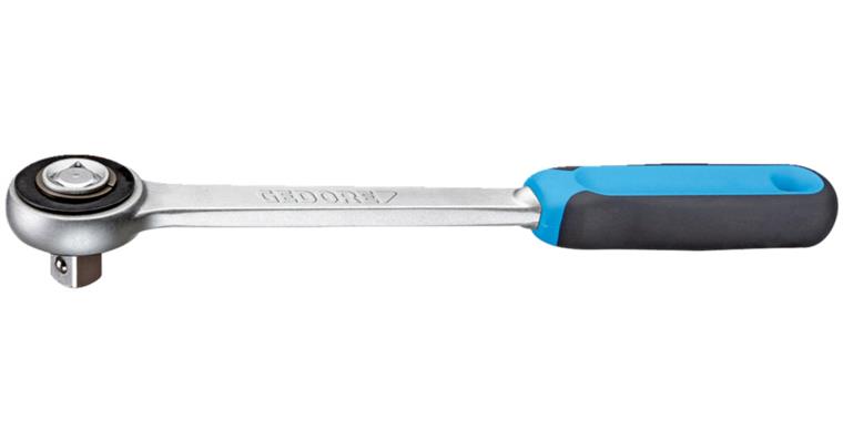 1/2 Zoll Umsteck-Zahnradknarre DIN 3122 Länge 270 mm